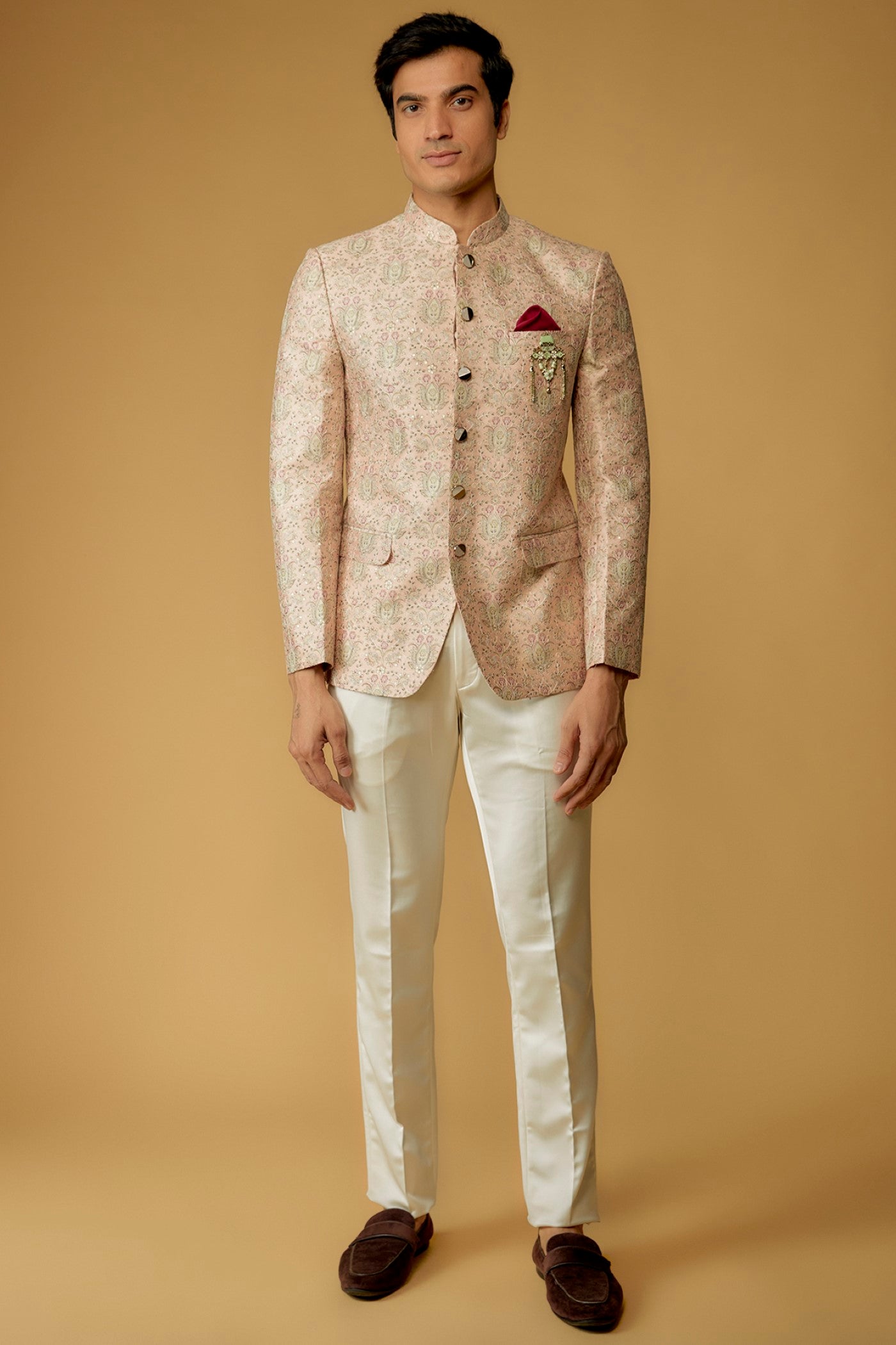 Festive & Wedding & Party Plain & Printed & Check Stylish Jodhpuri Suit at  Rs 4999 in Hyderabad